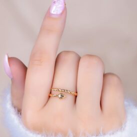 Anillo Serpiente Dorado