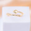 Anillo Serpiente Dorado