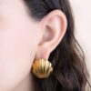 Aretes Conchas Dorados