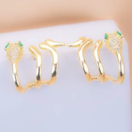 Aretes Serpientes Dorados Aretes Serpientes Dorados