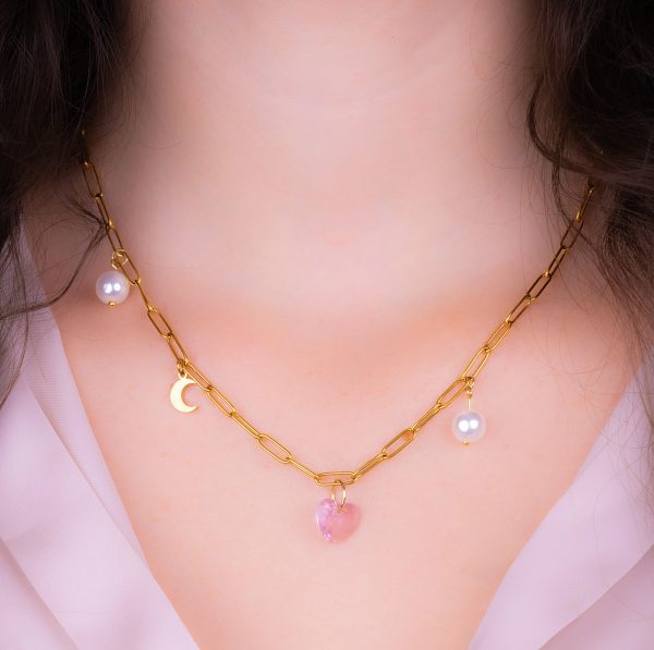 Collar Corazón De Luna Collar Corazón De Luna