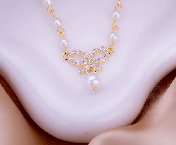 Collar Perlina Dorado