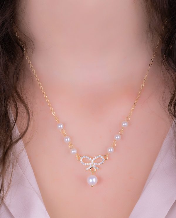 Collar Perlina Dorado