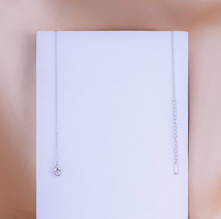 Collar Tres Corazones Plateado