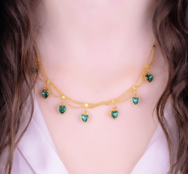 Collar Trono Esmeralda