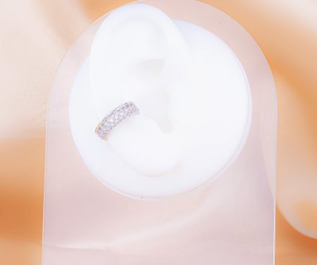 Ear Cuff Neila Plateado