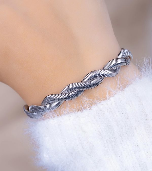 Pulsera Isadora Plateada