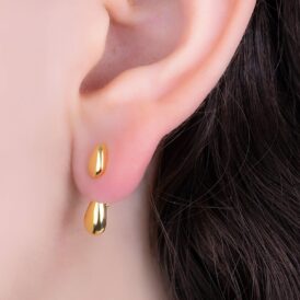 Aretes Mini Gotas Dorados Aretes Mini Gotas Dorados