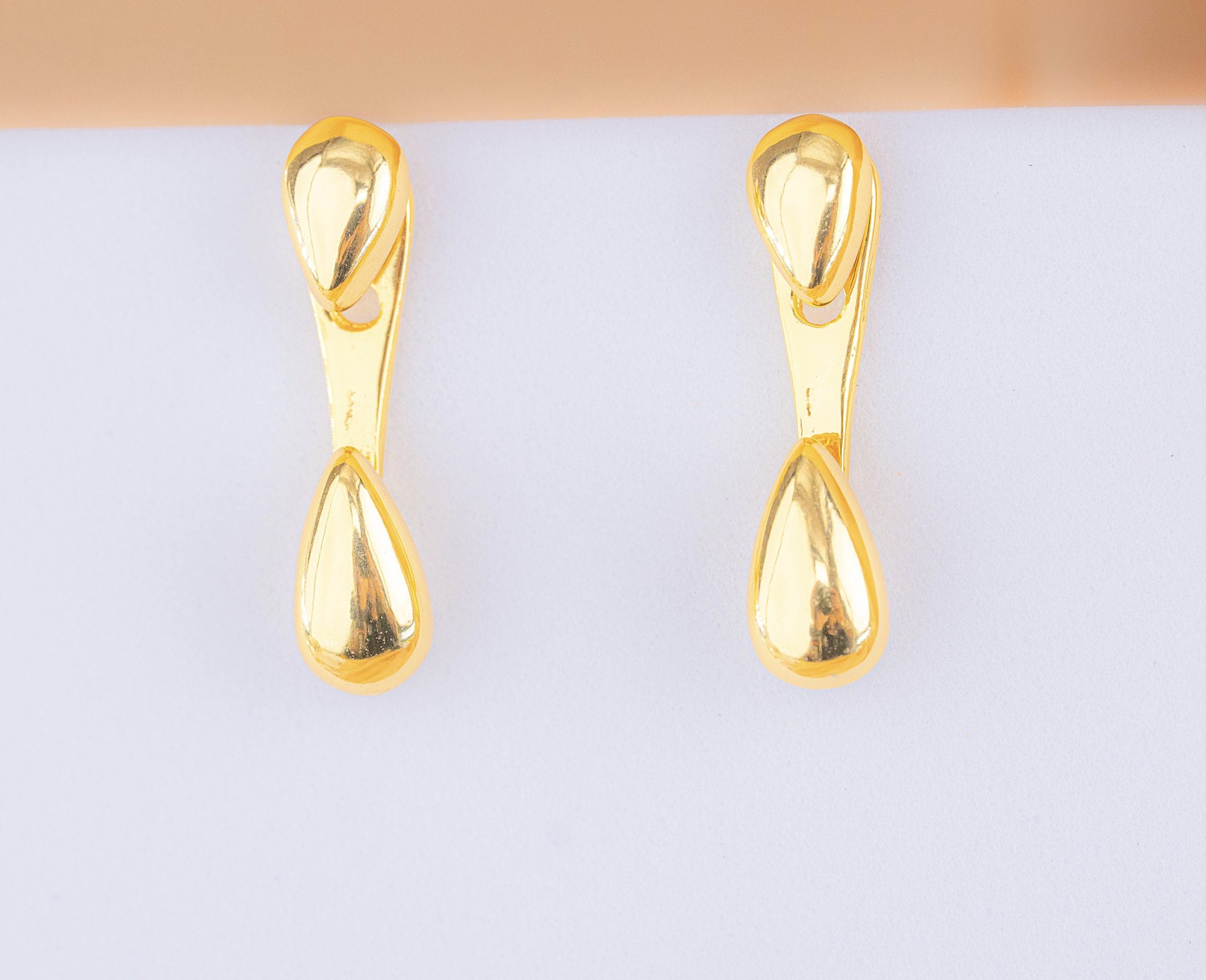 Aretes Mini Gotas Dorados