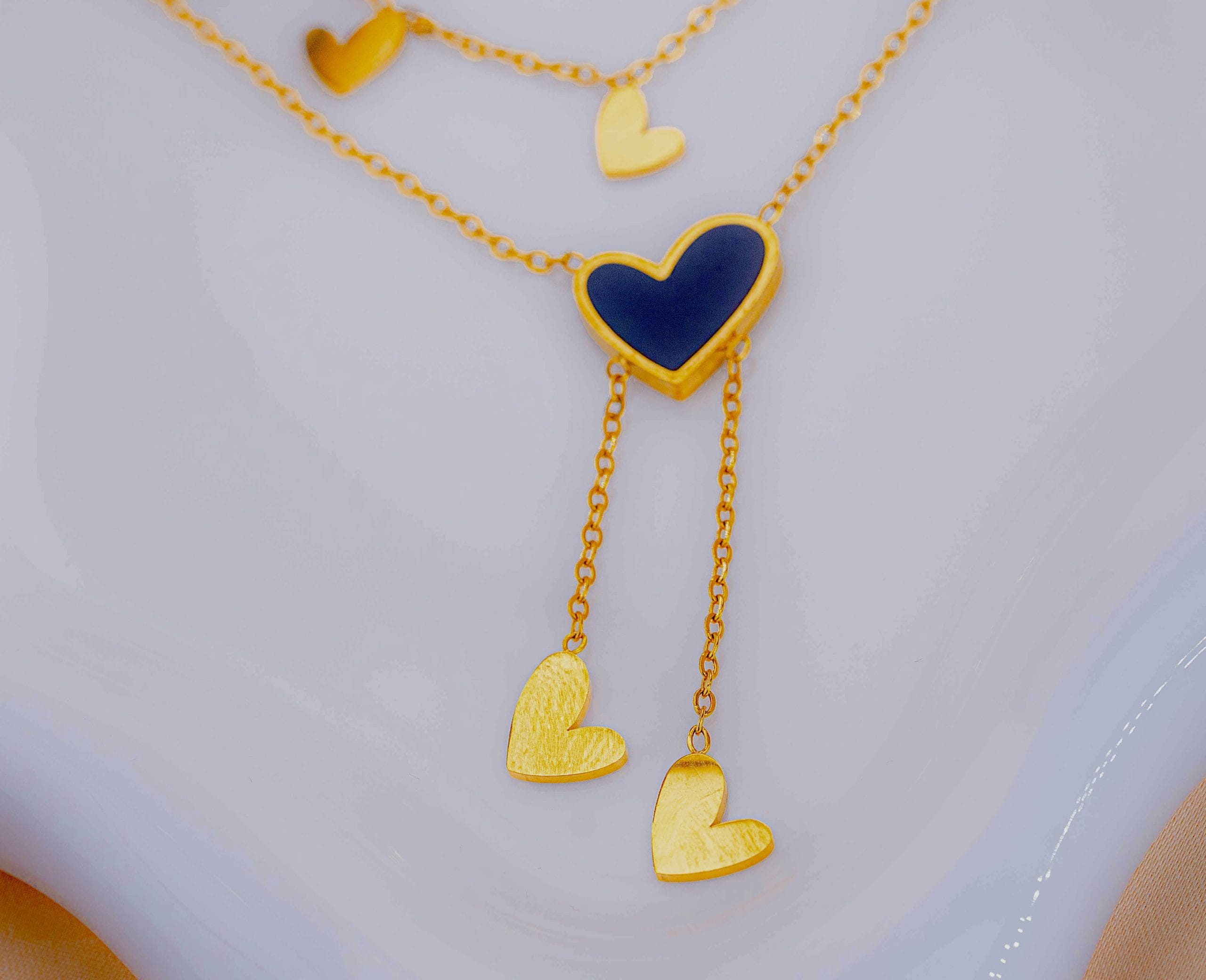 Collar Corazón Negro