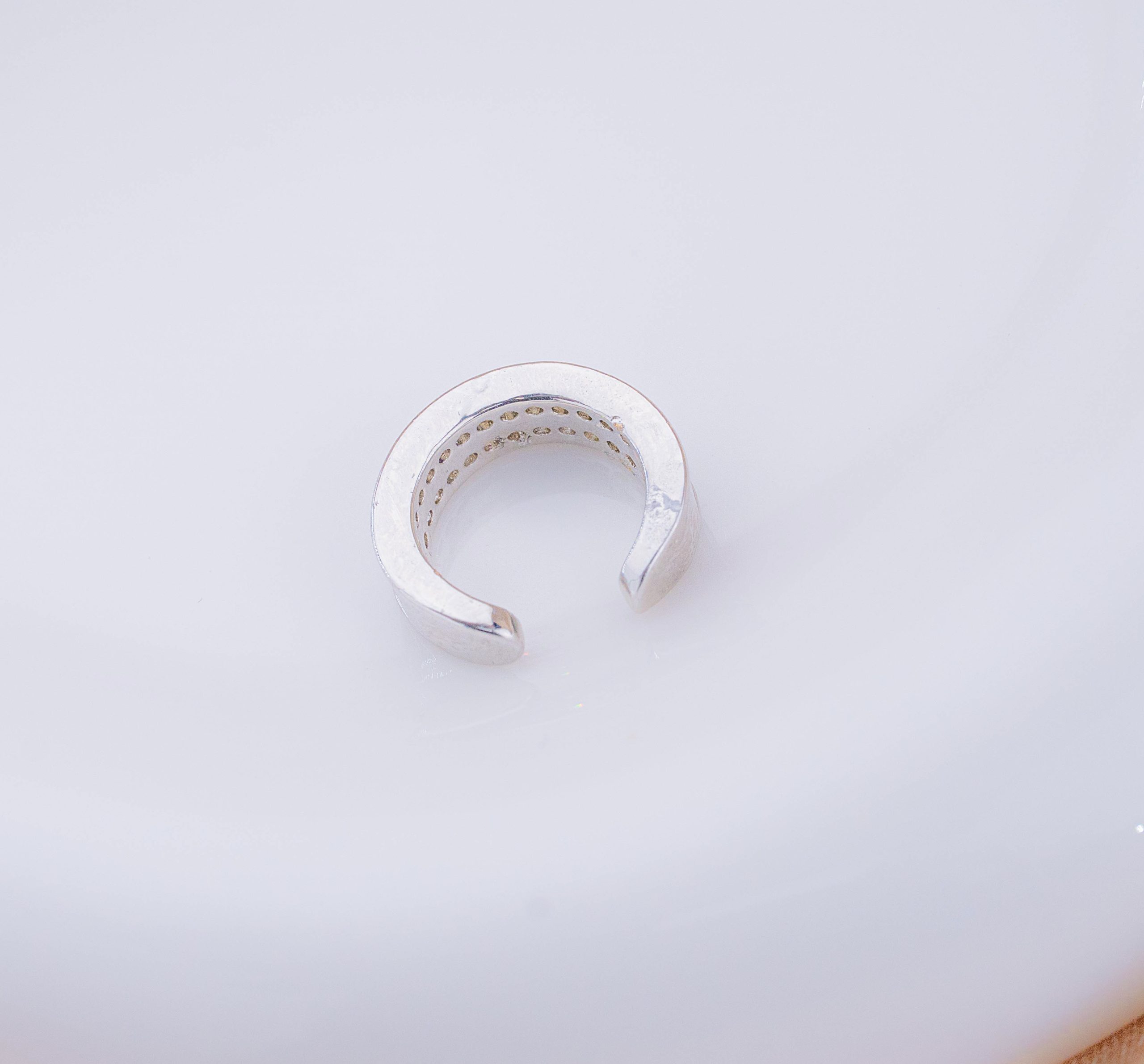 Ear Cuff Prisma Plateado