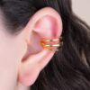 Ear Cuff Triada Dorado