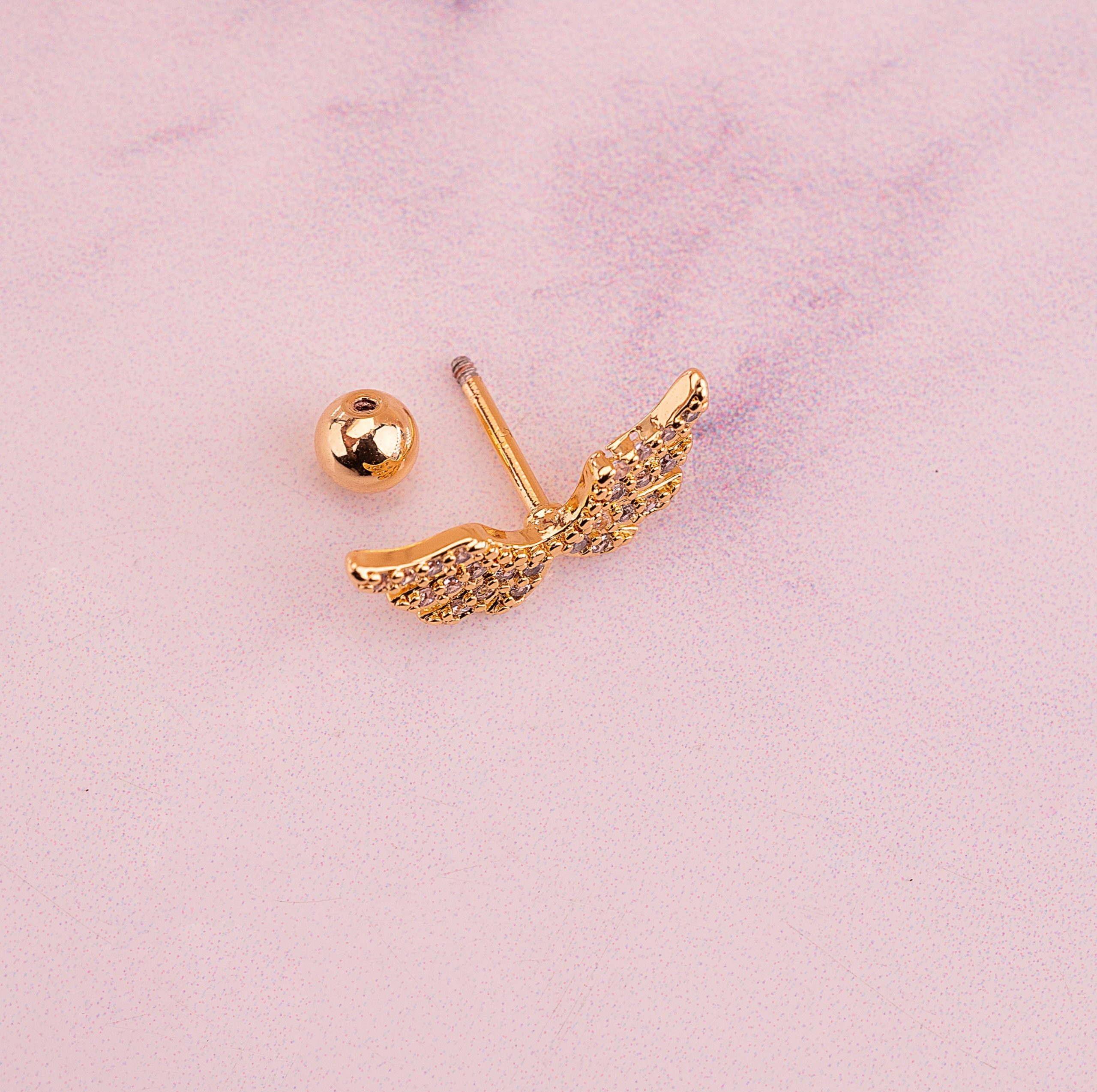 Piercing Ala Circones Dorado