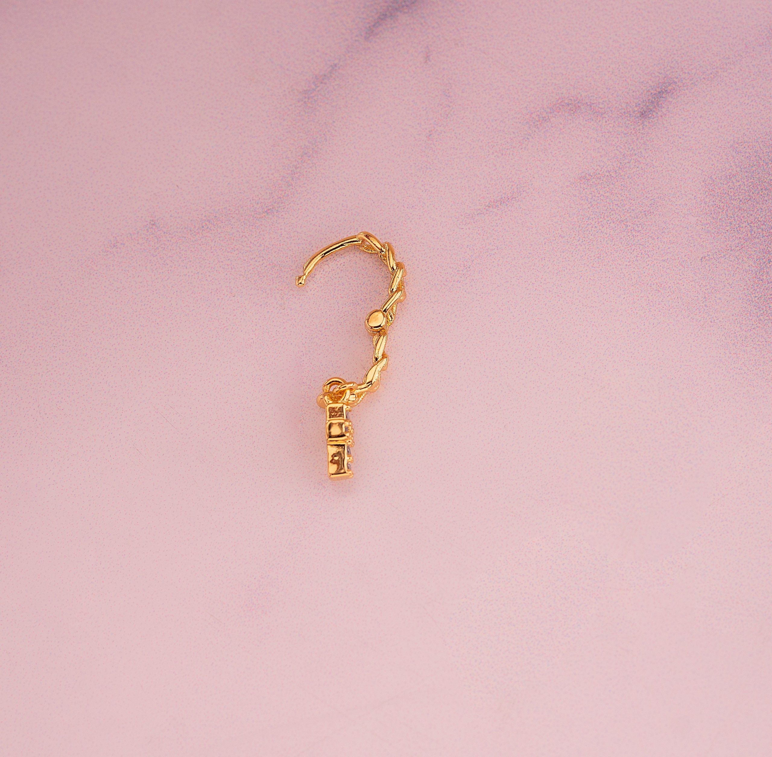 Piercing Argolla Cruz Dorado