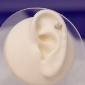 Piercing Corona Plateado Piercing Corona Plateado