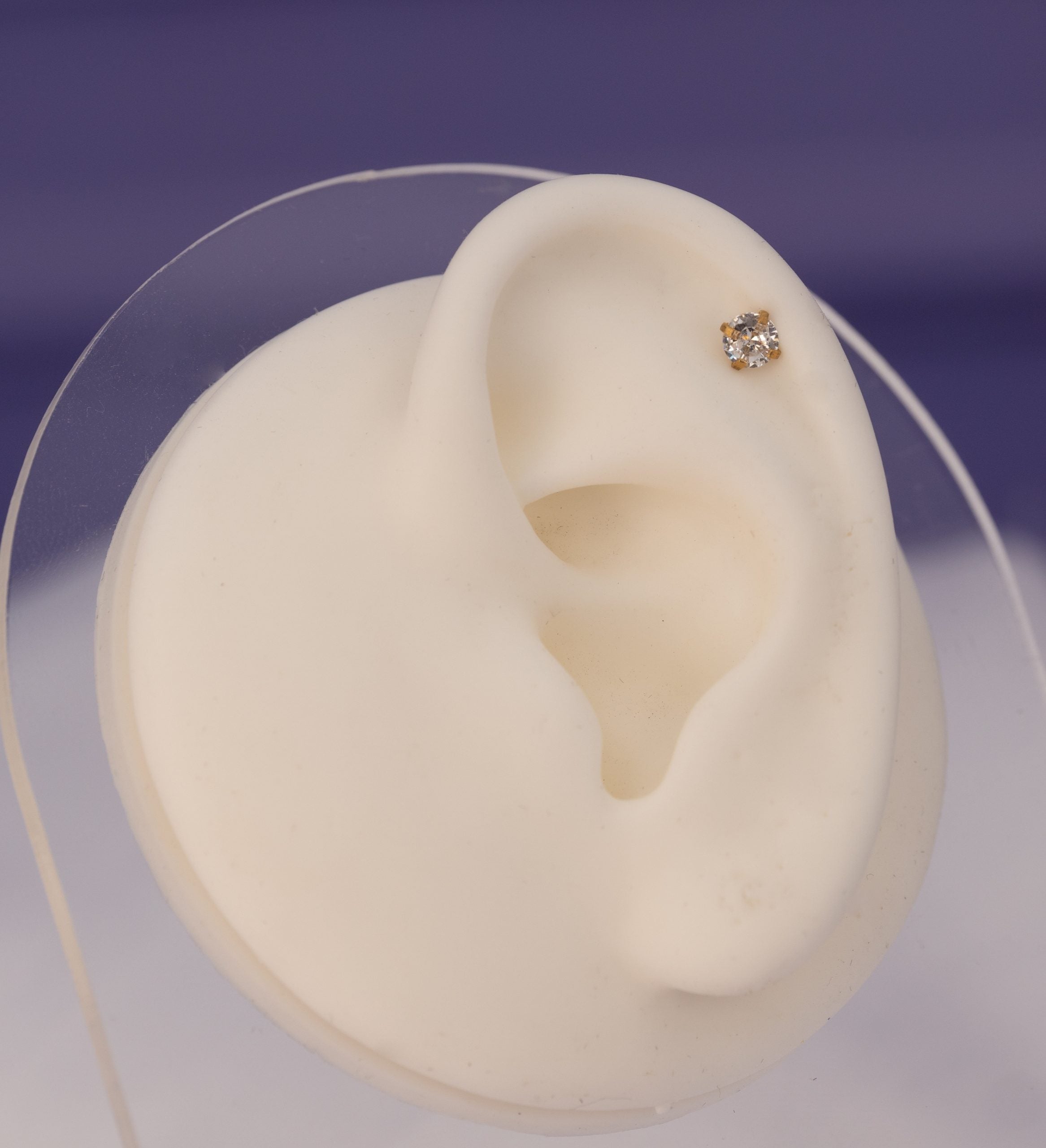 Piercing Cristal Dorado