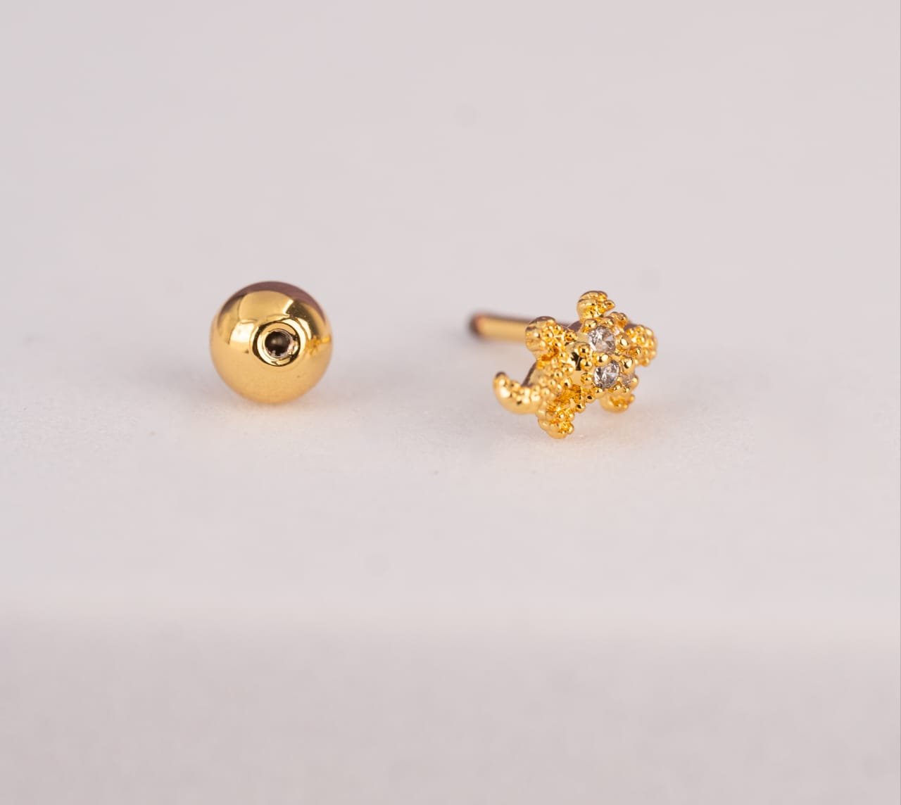 Piercing Iguana Dorado