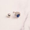 Piercing Luna Piedra Azul