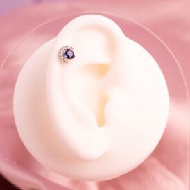 Piercing Luna Piedra Azul Piercing Luna Piedra Azul