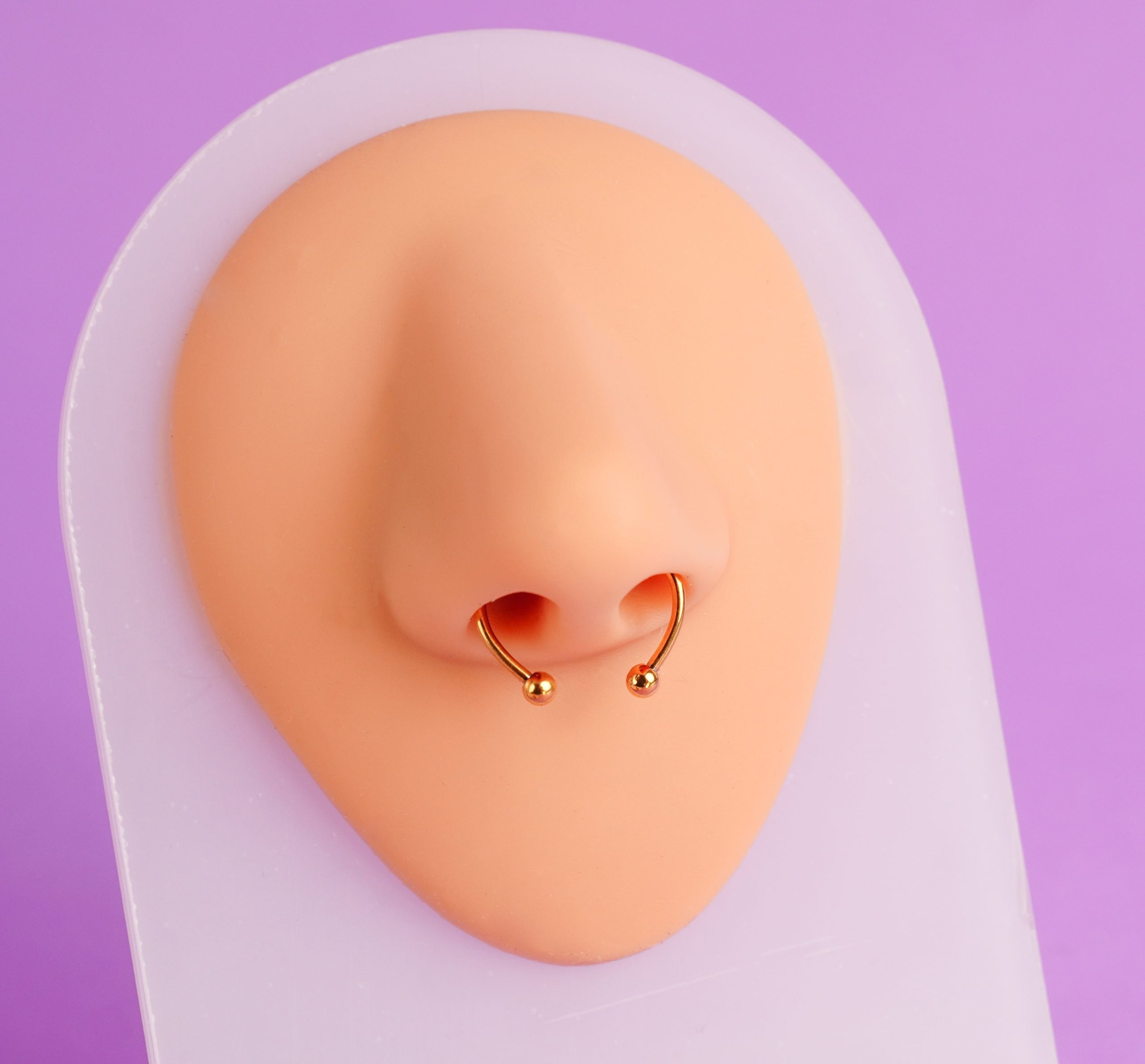 Septum Magnético Falso Noa Dorado