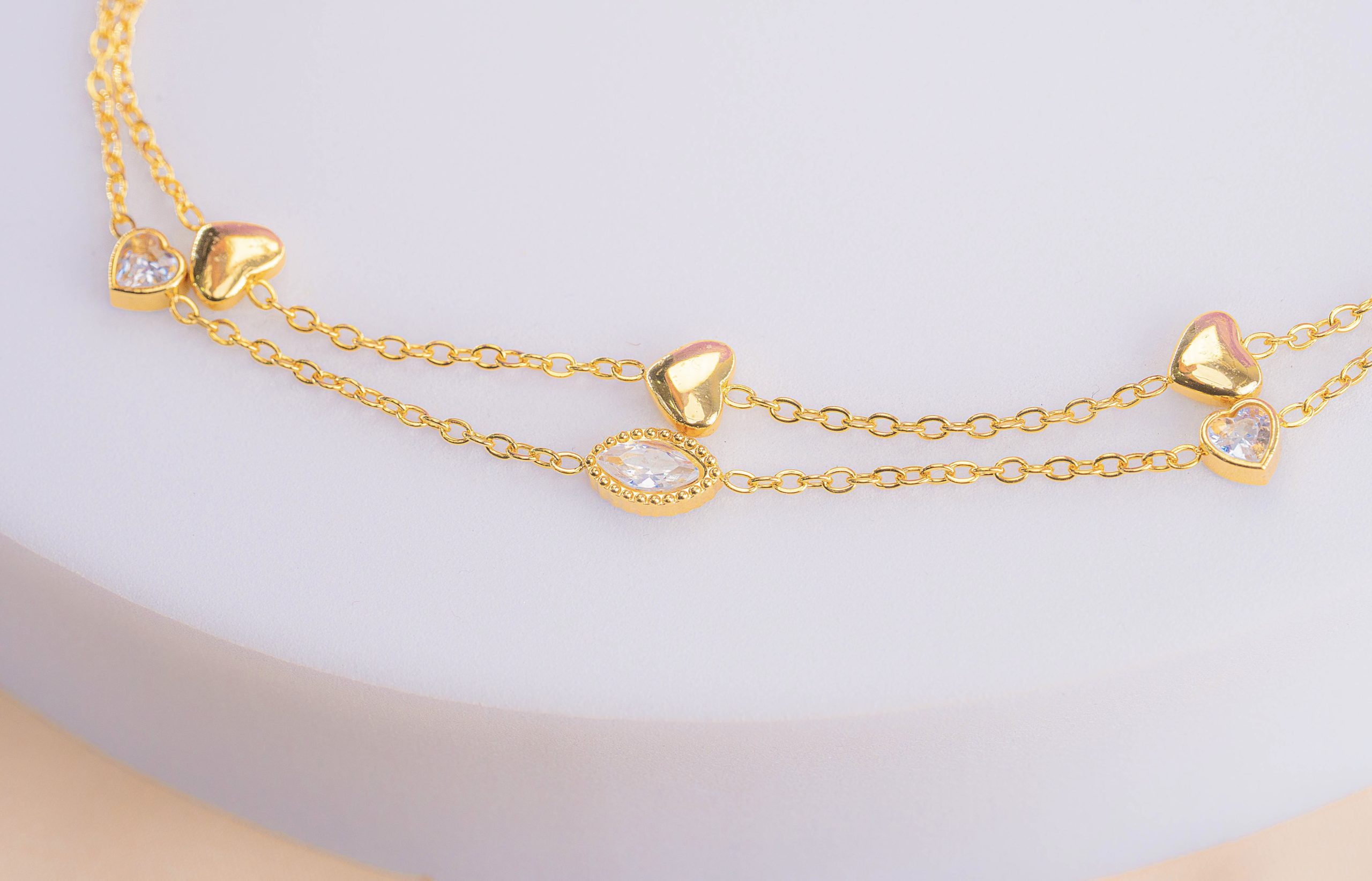 Tobillera Corazones Circones