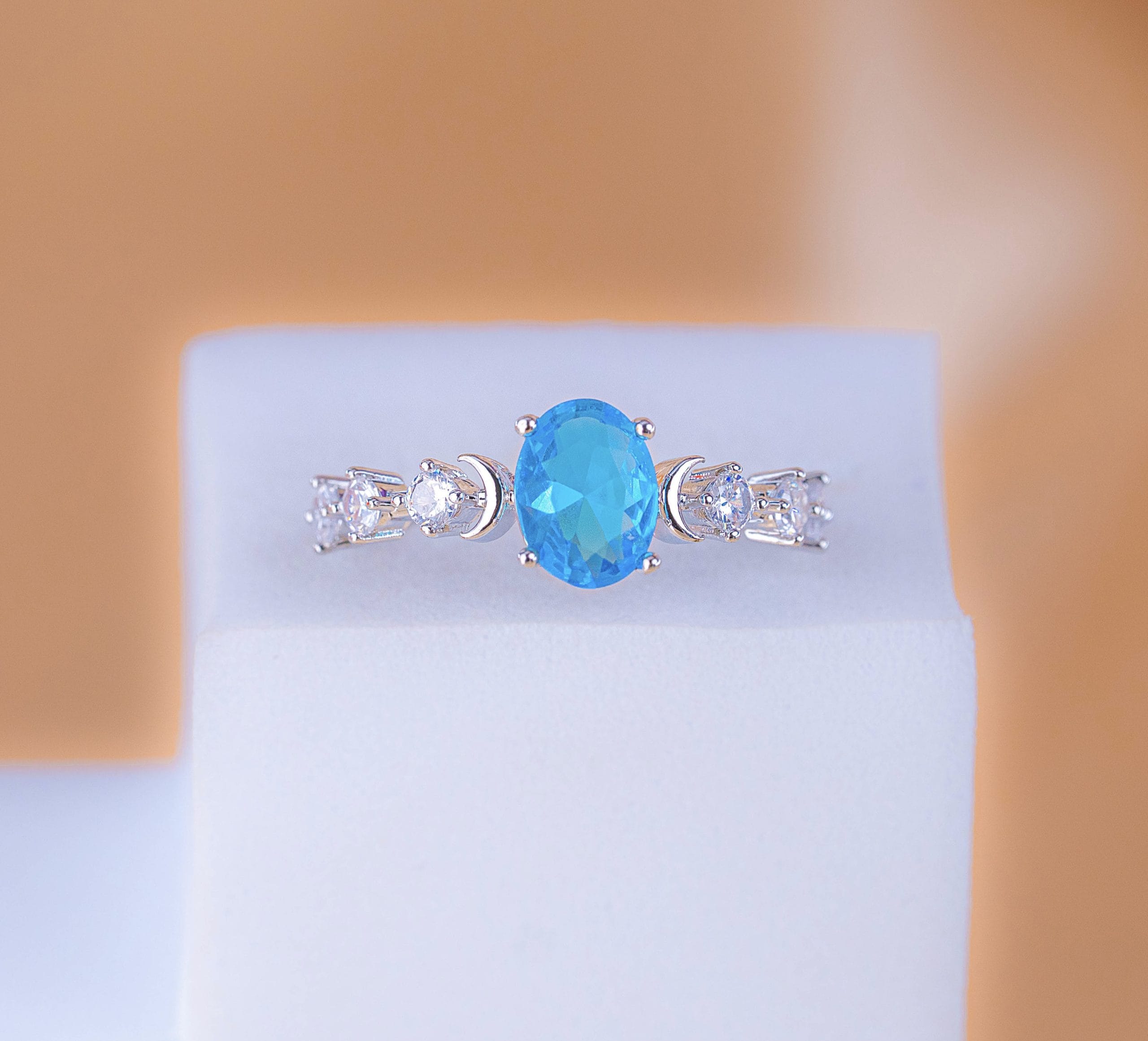 Anillo Lunaria Plateado