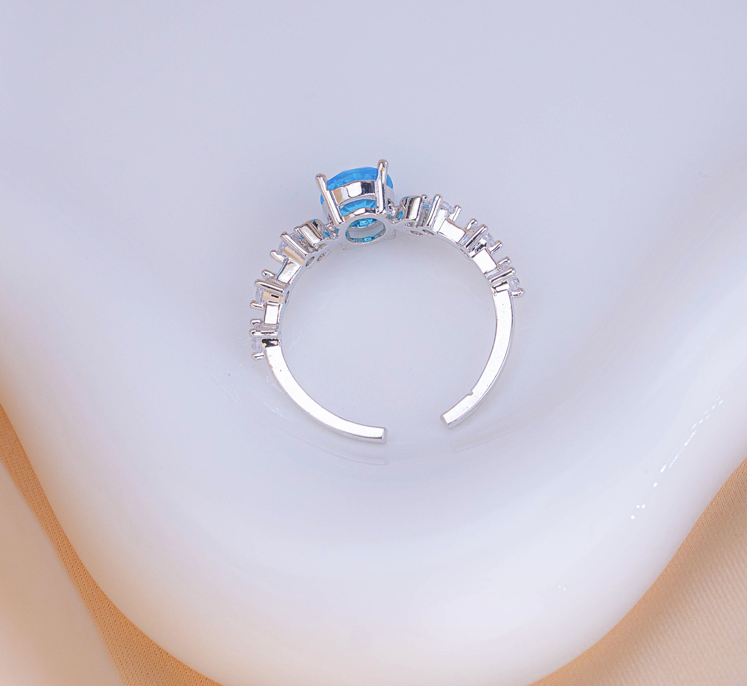 Anillo Lunaria Plateado