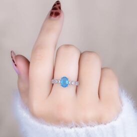 Anillo Lunaria Plateado Anillo Lunaria Plateado