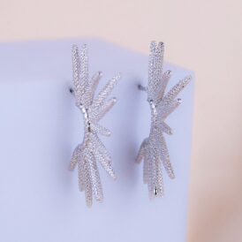 Aretes Esplendor Plateados