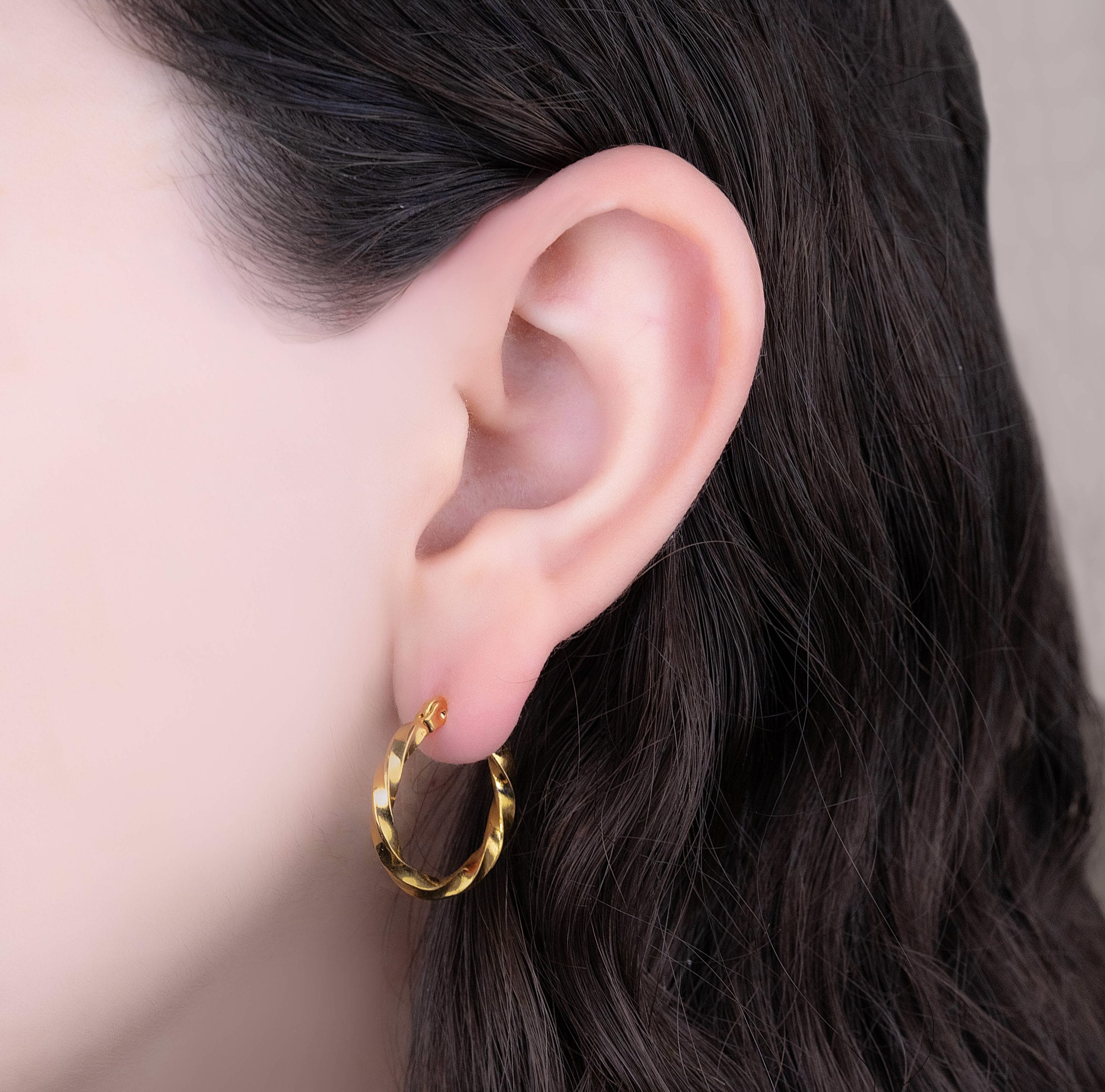 Candongas 20 mm Melcocha Doradas