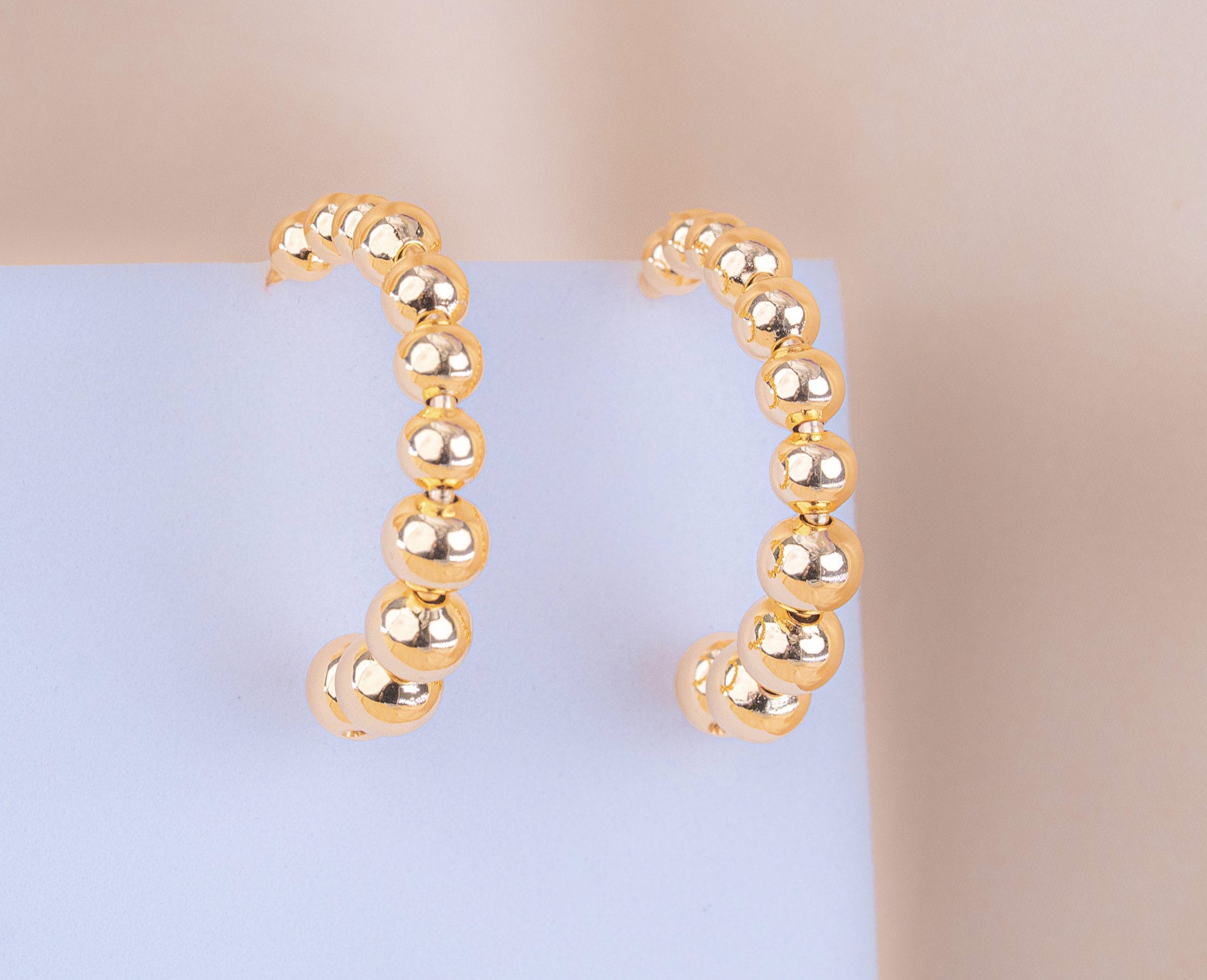 Candongas Esferas Doradas