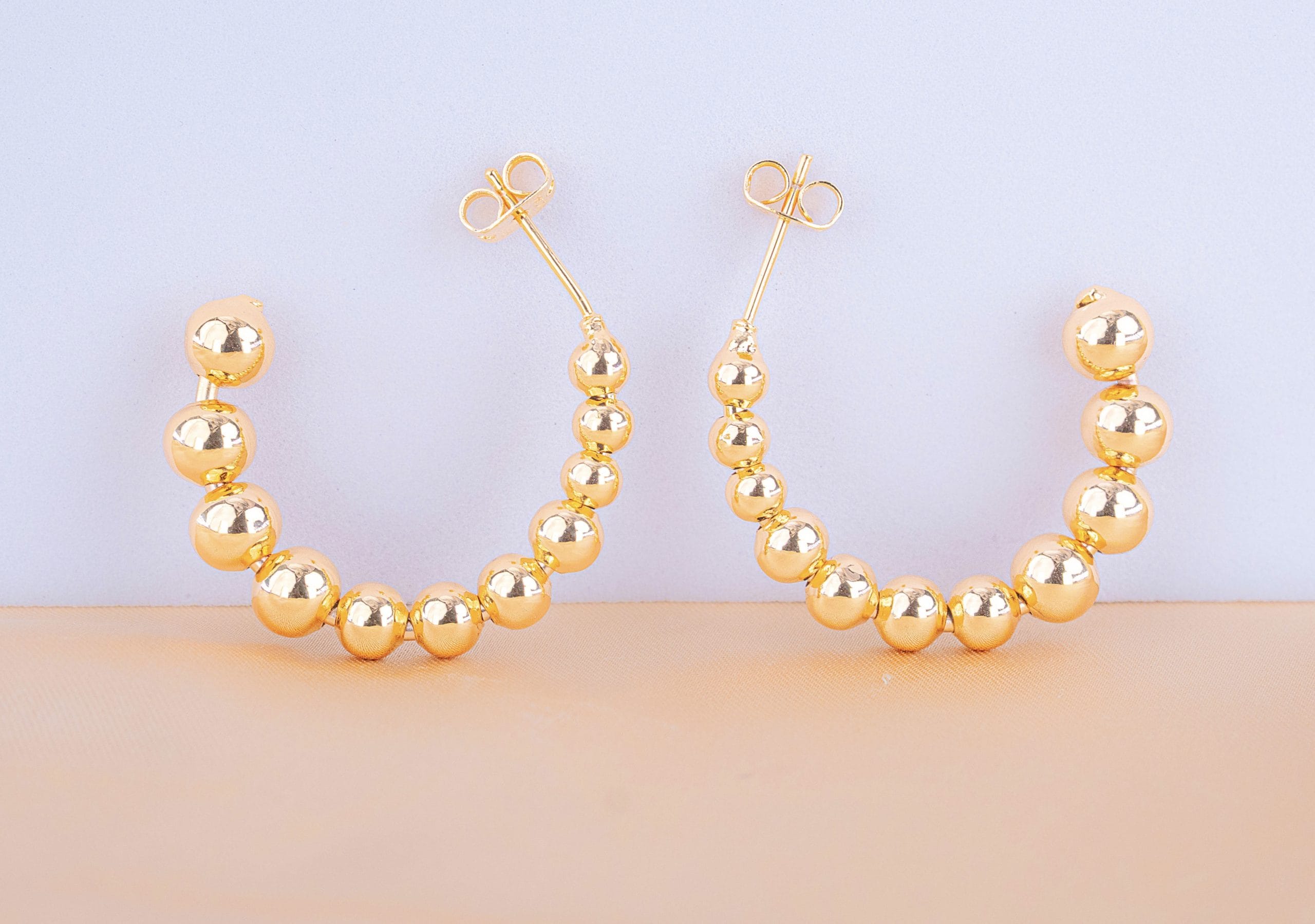 Candongas Esferas Doradas