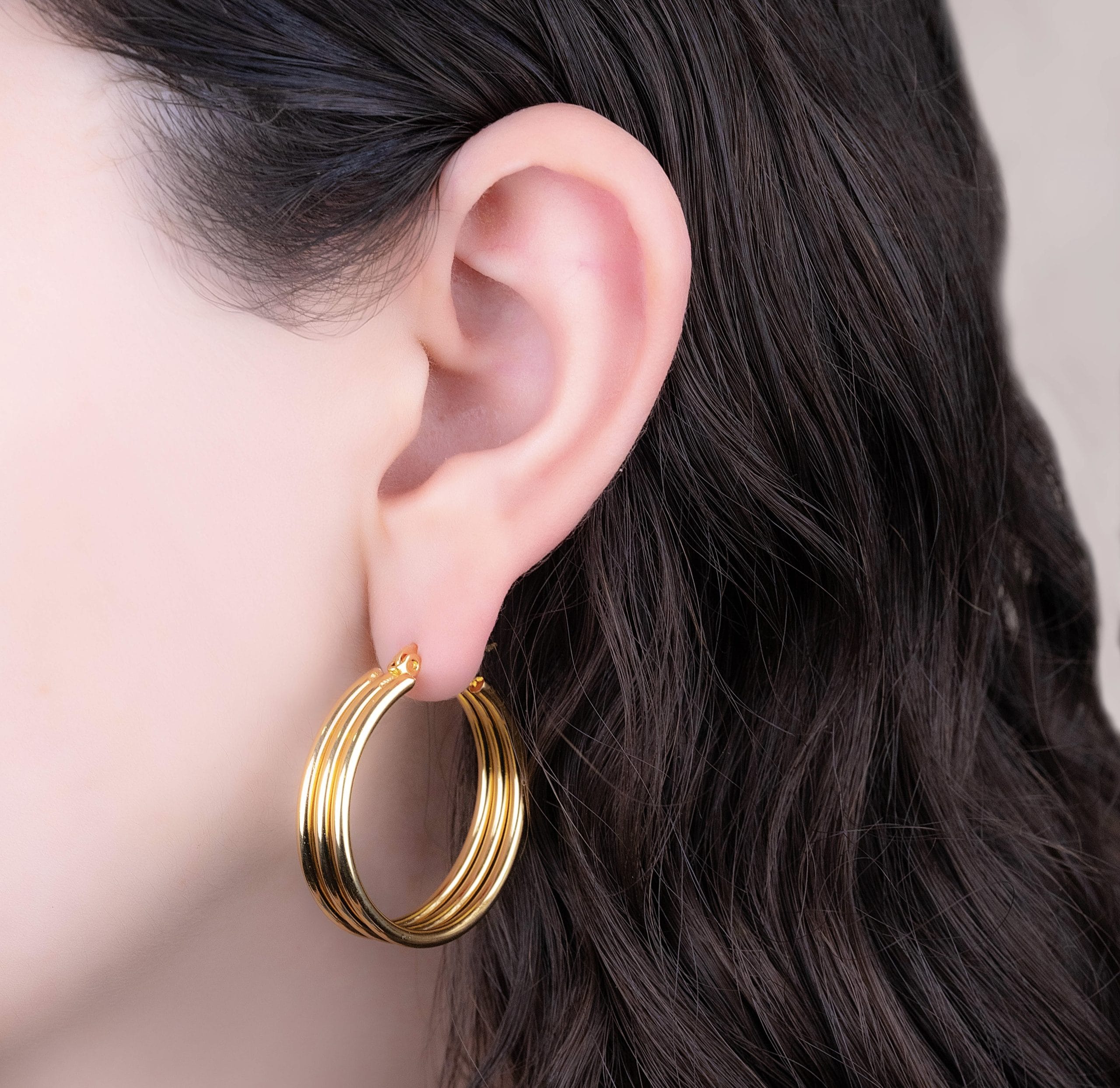 Candongas Triple Doradas