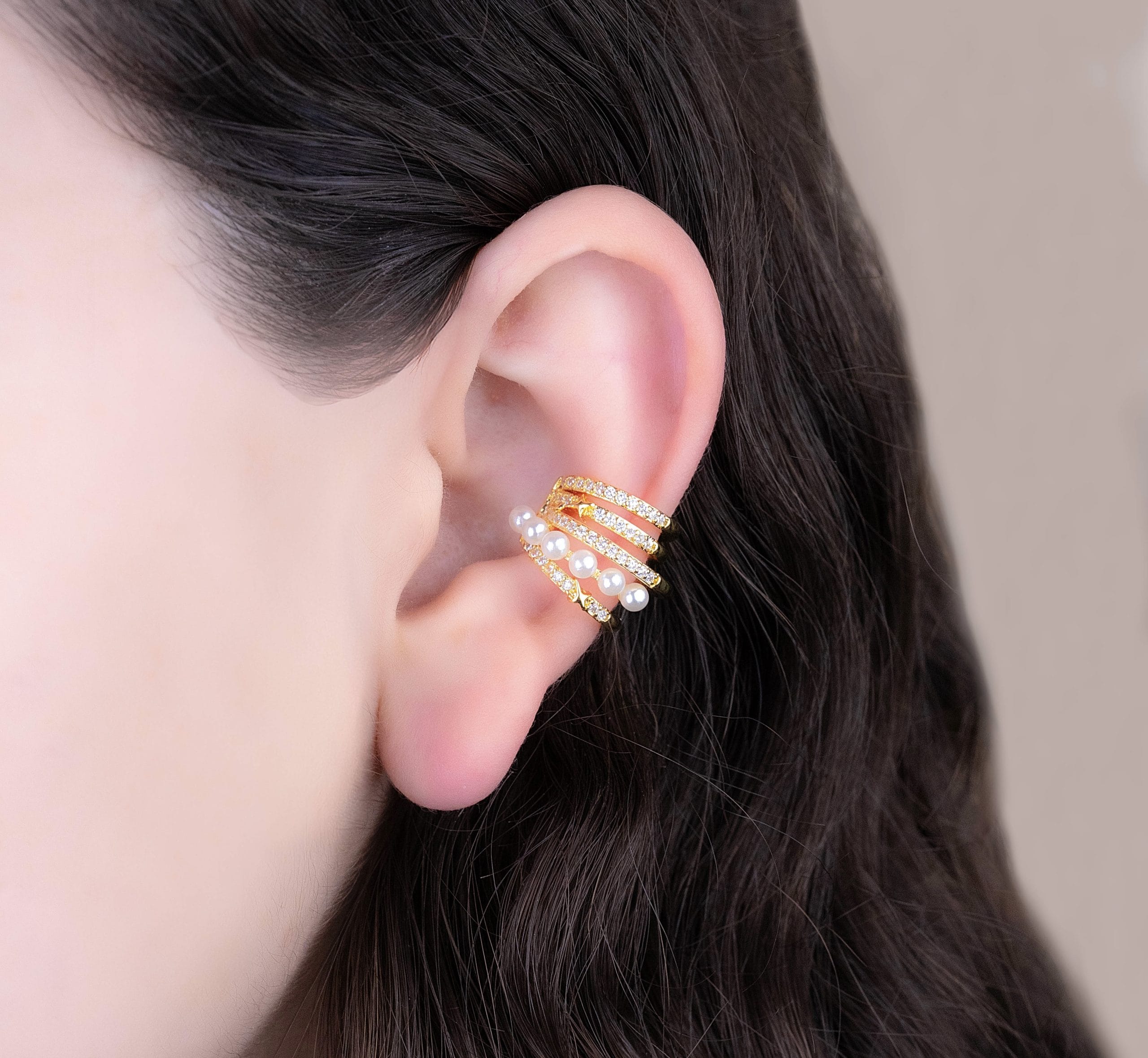 Ear Cuff Vega Dorado