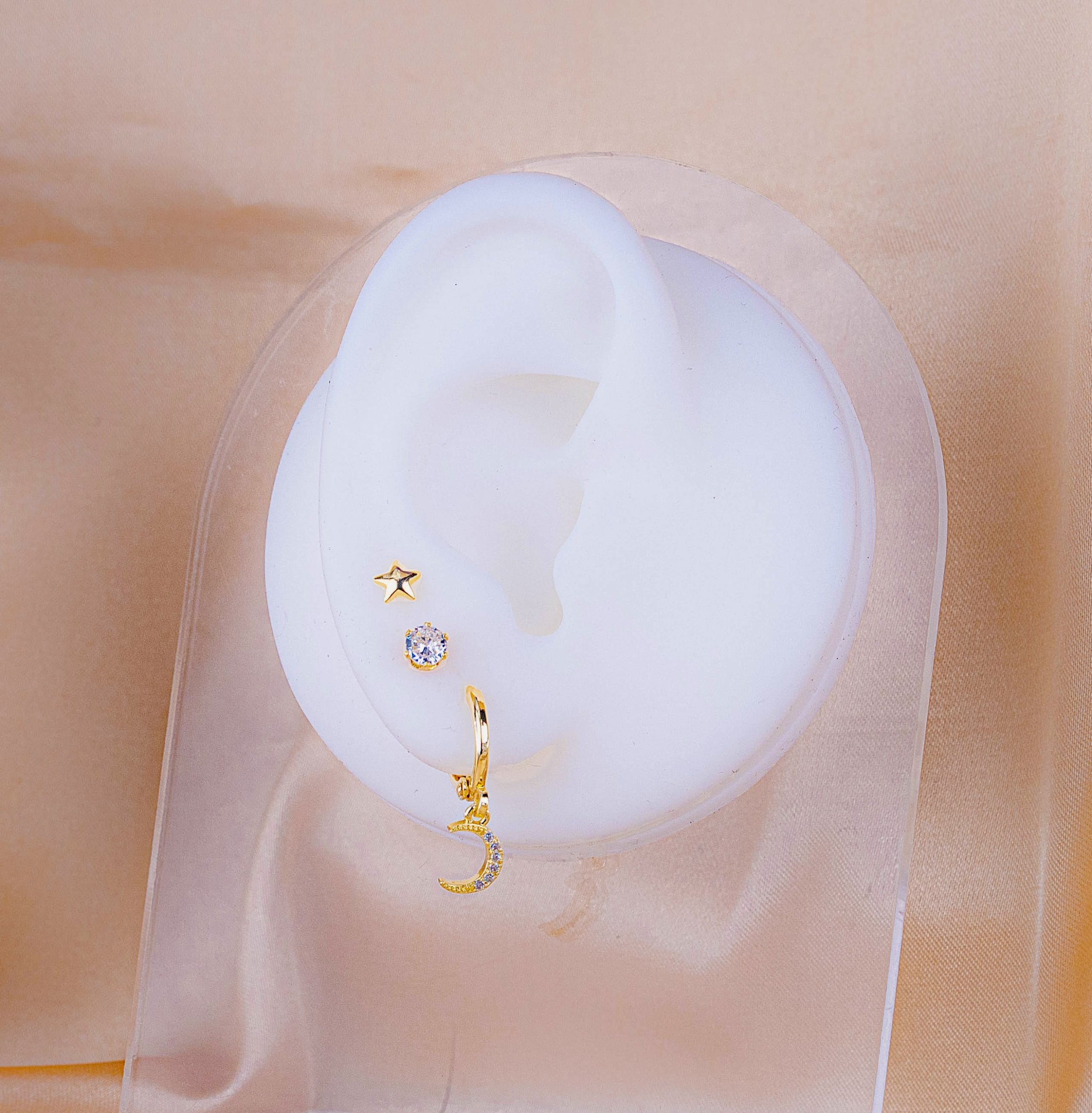 Set X 3 Pares Aretes Estelar