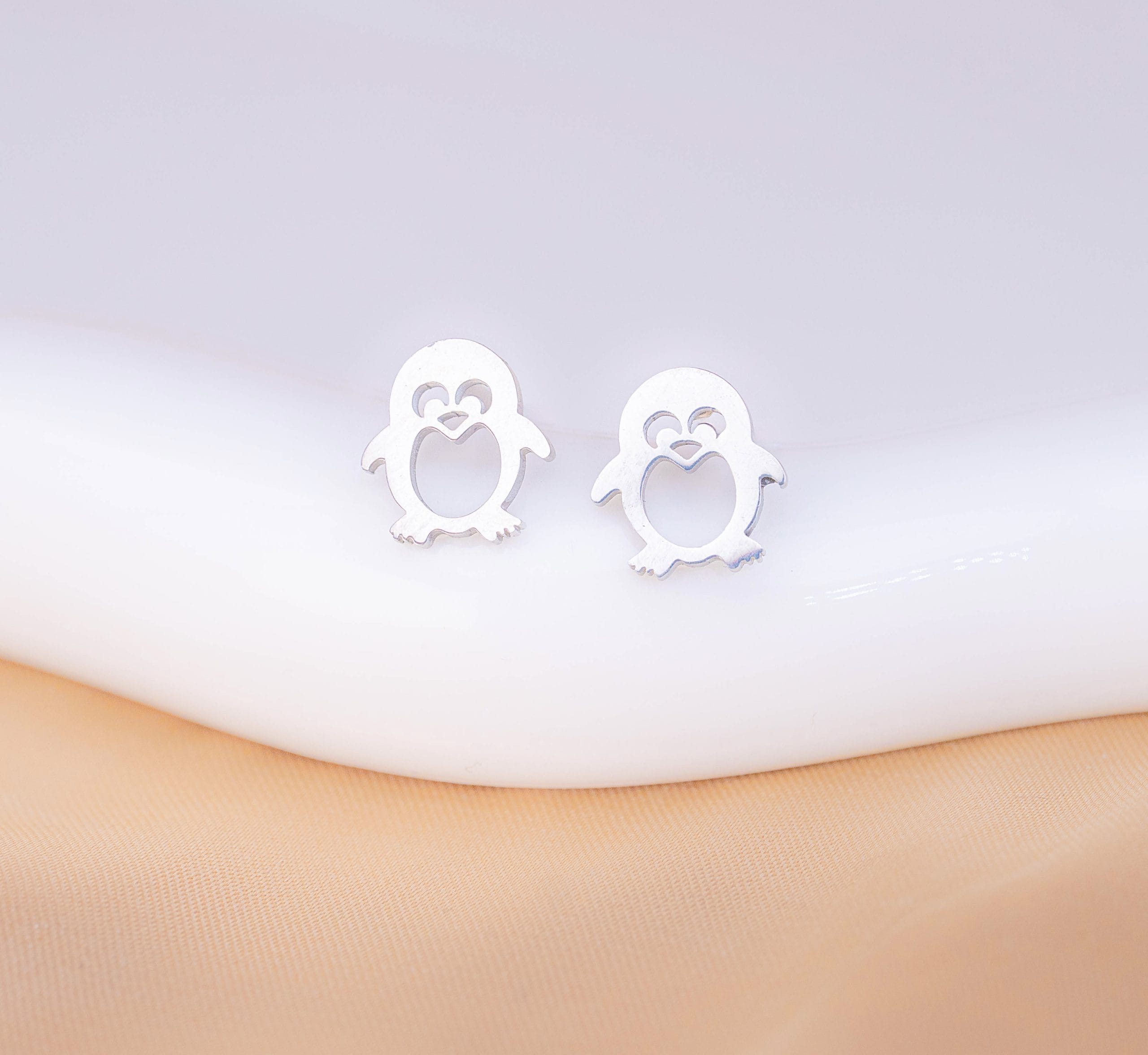 Topitos Pingüinos Plateados