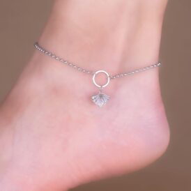 Tobillera Conchita Plateada